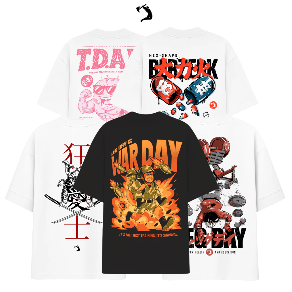 KIT Promocional 5x Oversized (OFERTA EXCLUSIVA)